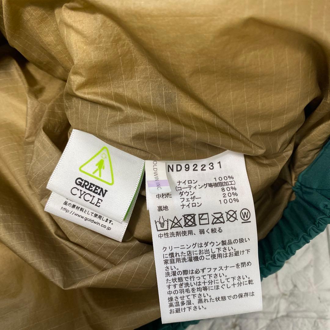 【美品】THE NORTH FACE キャンプシエラベスト グリーン Mサイズ