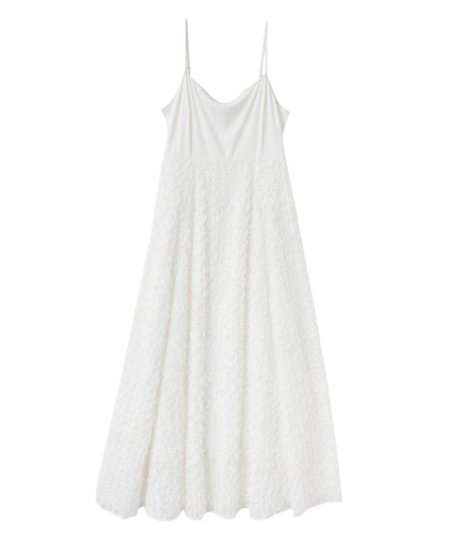 COCO DEAL オフショルスリットニット×キャミワンピース