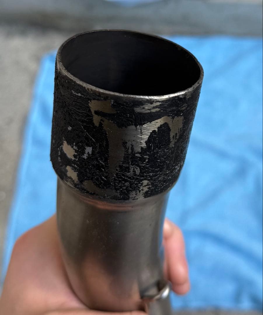 ホンダホーネット250LCIPARTS ショートカーボンスリップオンマフラー