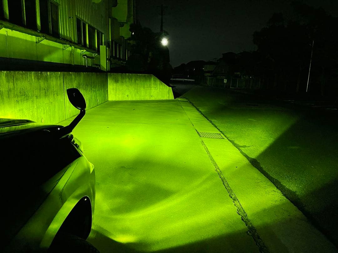 世界一明るい ロイヤルガード ライムイエロー　LEDフォグ H8 H11 H16