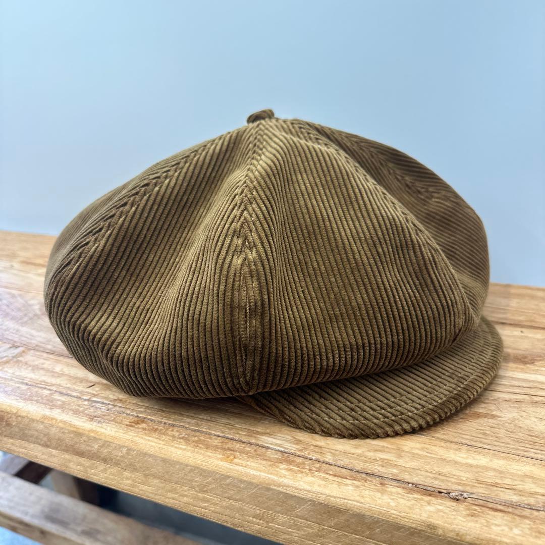 ソラリス　コーデュロイ　キャスケット　ブラウン