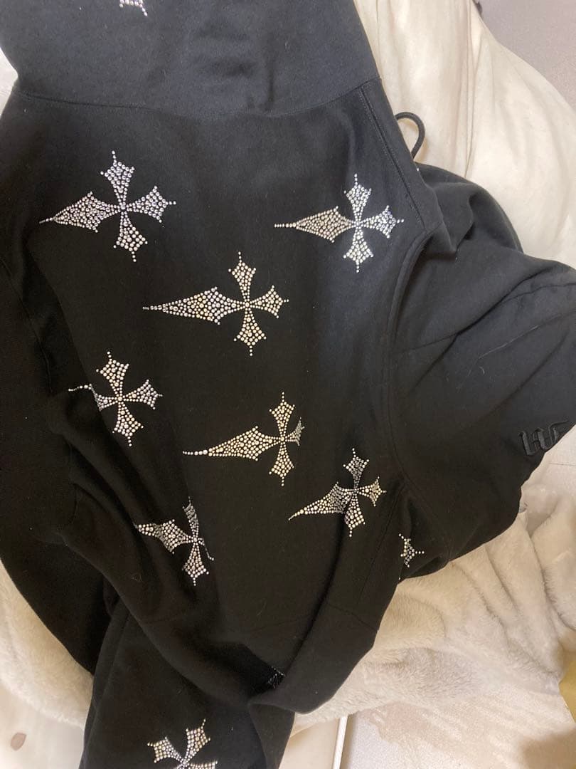 (大幅値下中)REFLEM クロスラインストーン ZIPパーカー