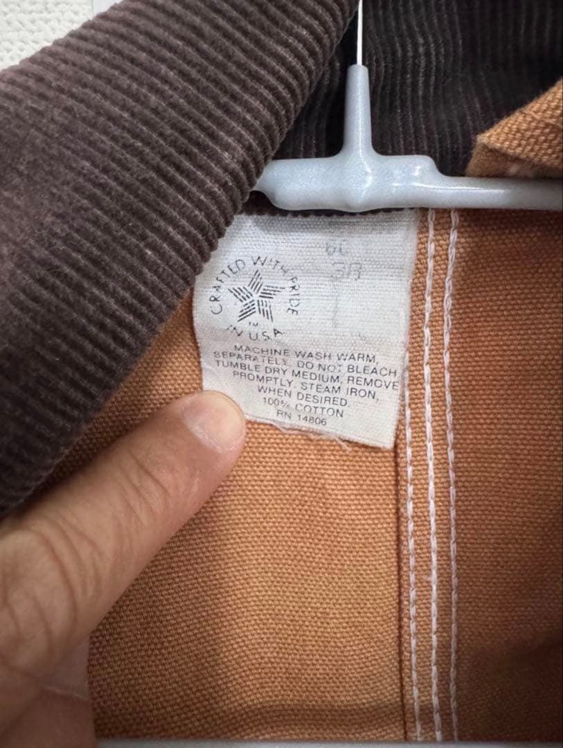 Carhartt 80s ミシガンチョアコート USA製　野村訓市　裏地なし