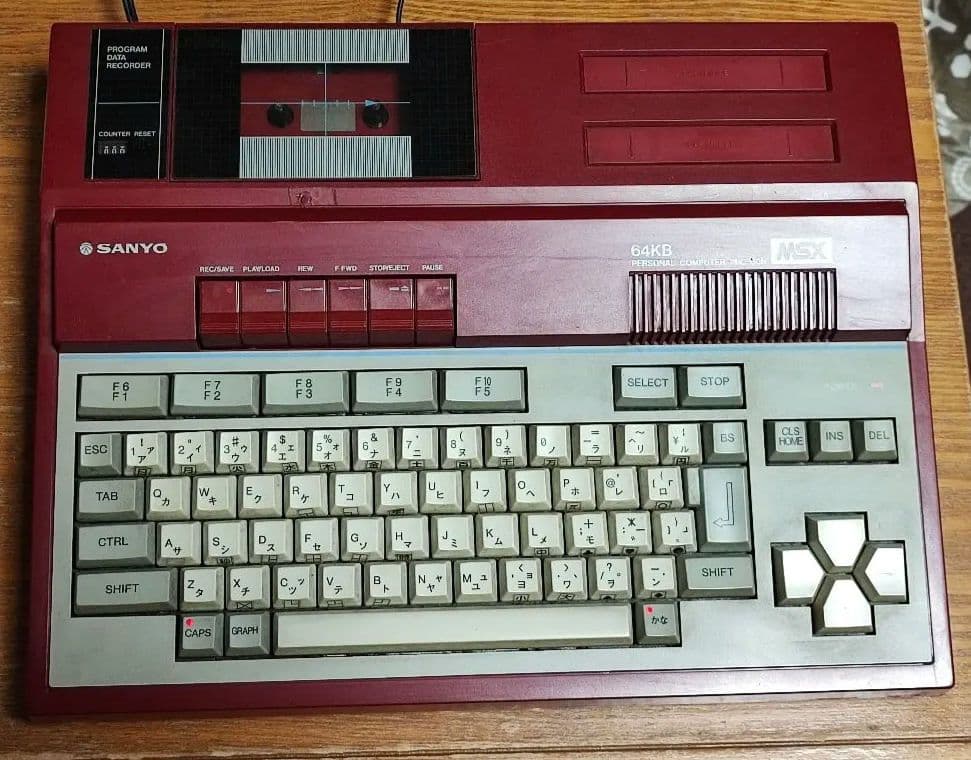 MSX本体 64KB サンヨー PHC-30N【ゲームカートリッジ動作OK】