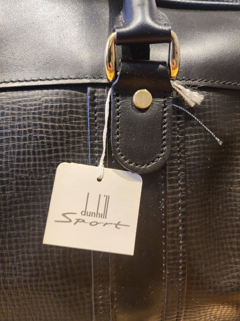 新品 ダンヒル スポーツ レザー ボストン バッグ