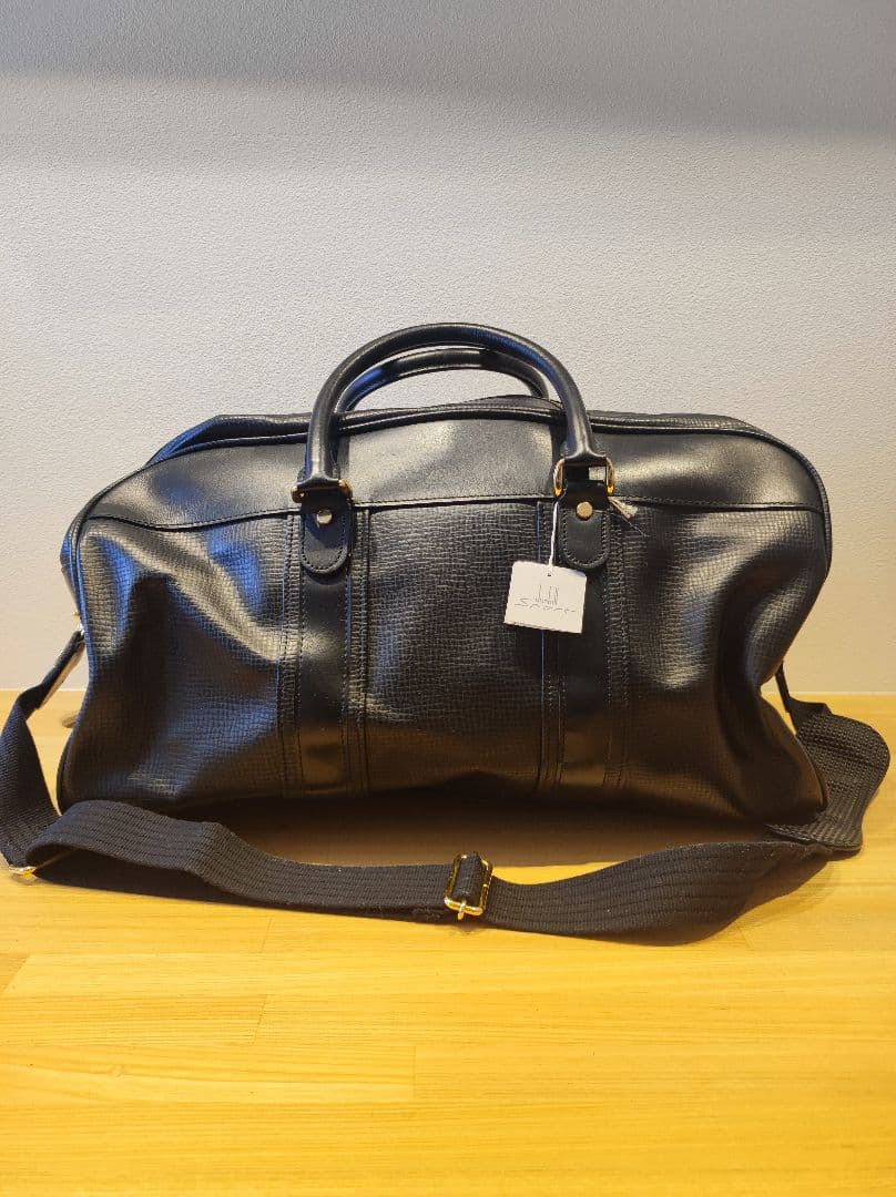 新品 ダンヒル スポーツ レザー ボストン バッグ