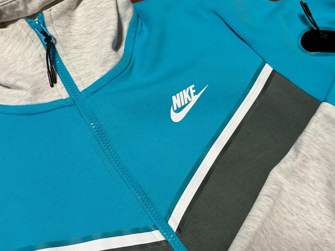 central cee愛用 NIKE テックフリース セットアップM ブルー