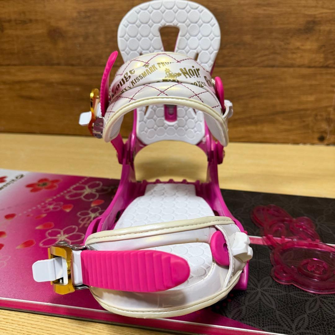 美品　kiss mark レディース　スノーボード3点　143cm 値下げ不可