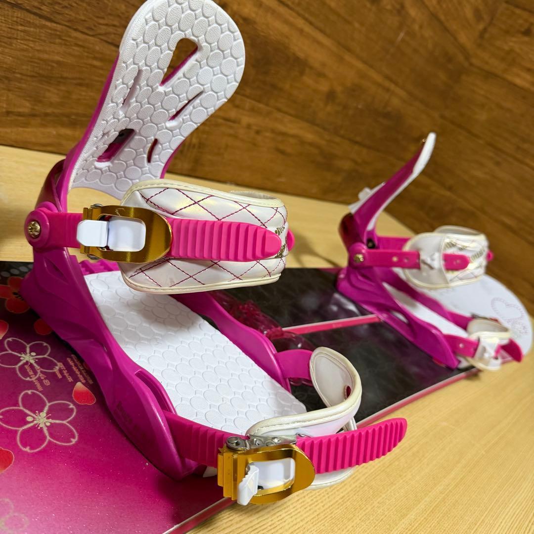 美品　kiss mark レディース　スノーボード3点　143cm 値下げ不可