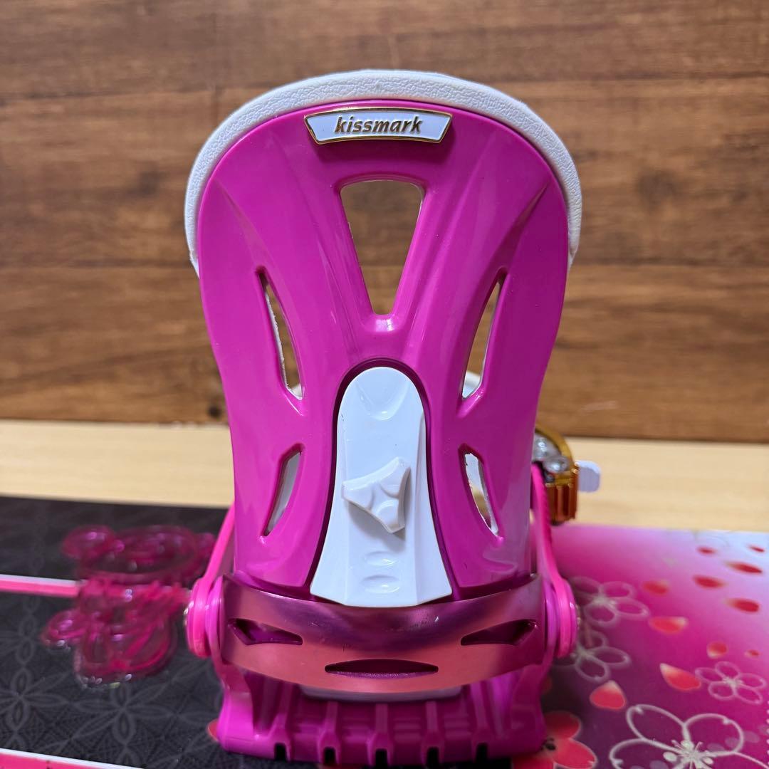 美品　kiss mark レディース　スノーボード3点　143cm 値下げ不可