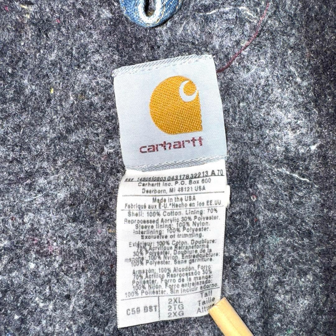 90s vintage カーハート デニム　チョアコート　カバーオール　2XL