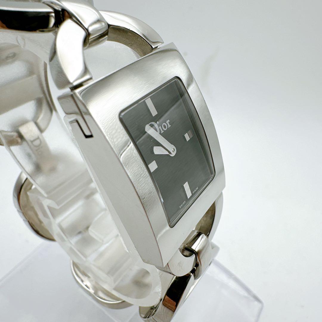 美品 稼動 Dior ディオール マリス レディース腕時計 替えベルト シルバー