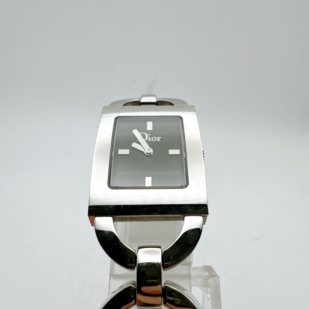 美品 稼動 Dior ディオール マリス レディース腕時計 替えベルト シルバー