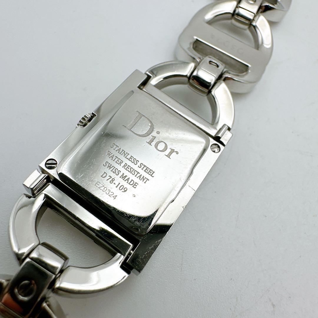 美品 稼動 Dior ディオール マリス レディース腕時計 替えベルト シルバー