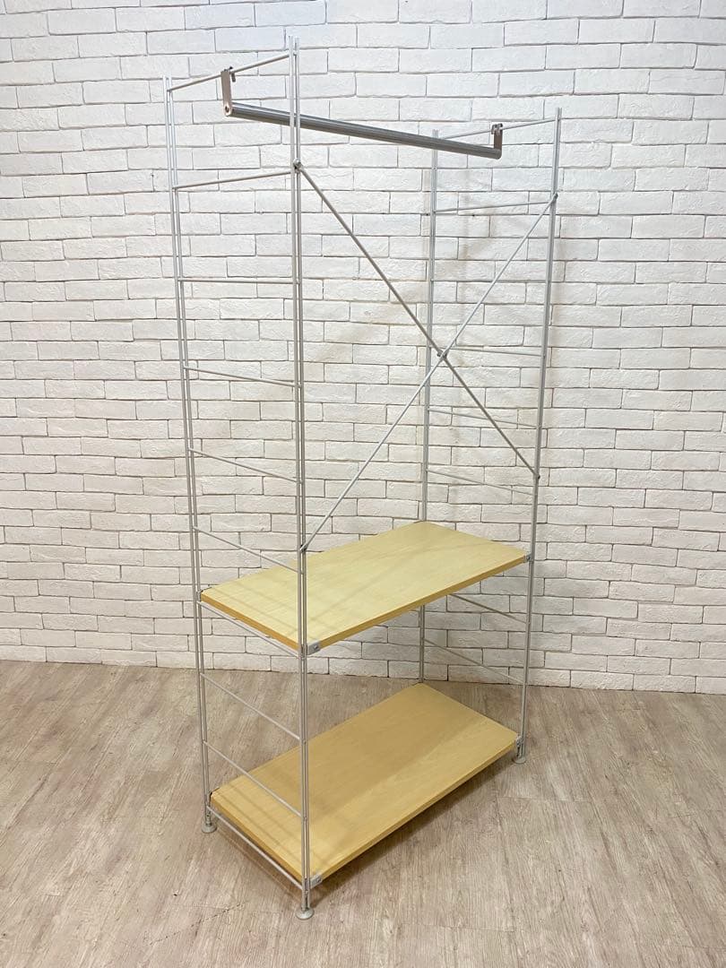 【東京都内23区配送無料】無印良品　ステンレスユニットシェルフ　ワードローブ