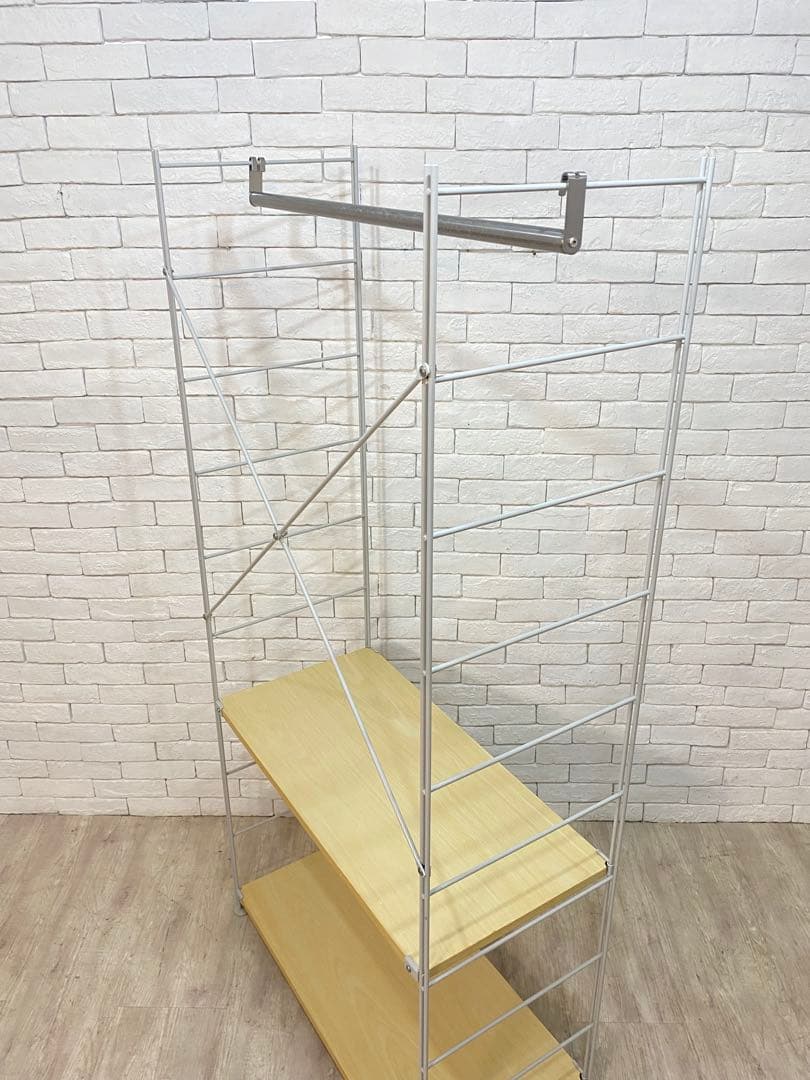 【東京都内23区配送無料】無印良品　ステンレスユニットシェルフ　ワードローブ