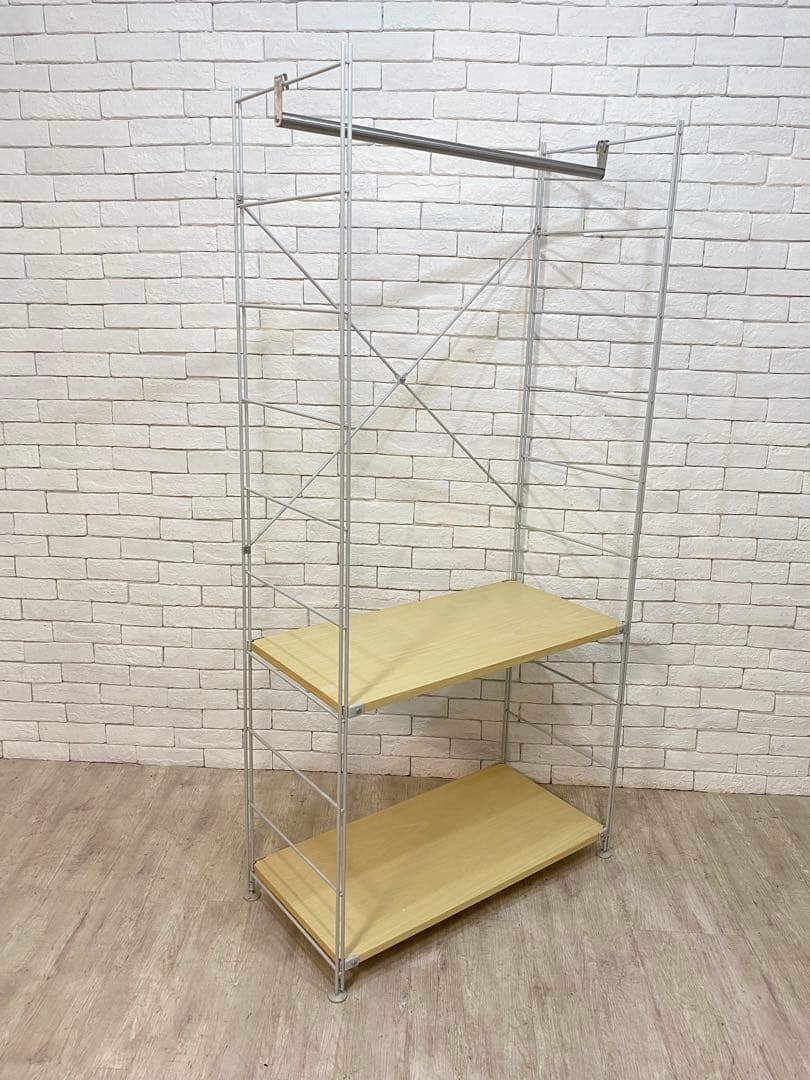 【東京都内23区配送無料】無印良品　ステンレスユニットシェルフ　ワードローブ