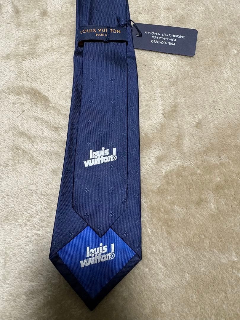 Louis Vuitton ネクタイ ネイビー