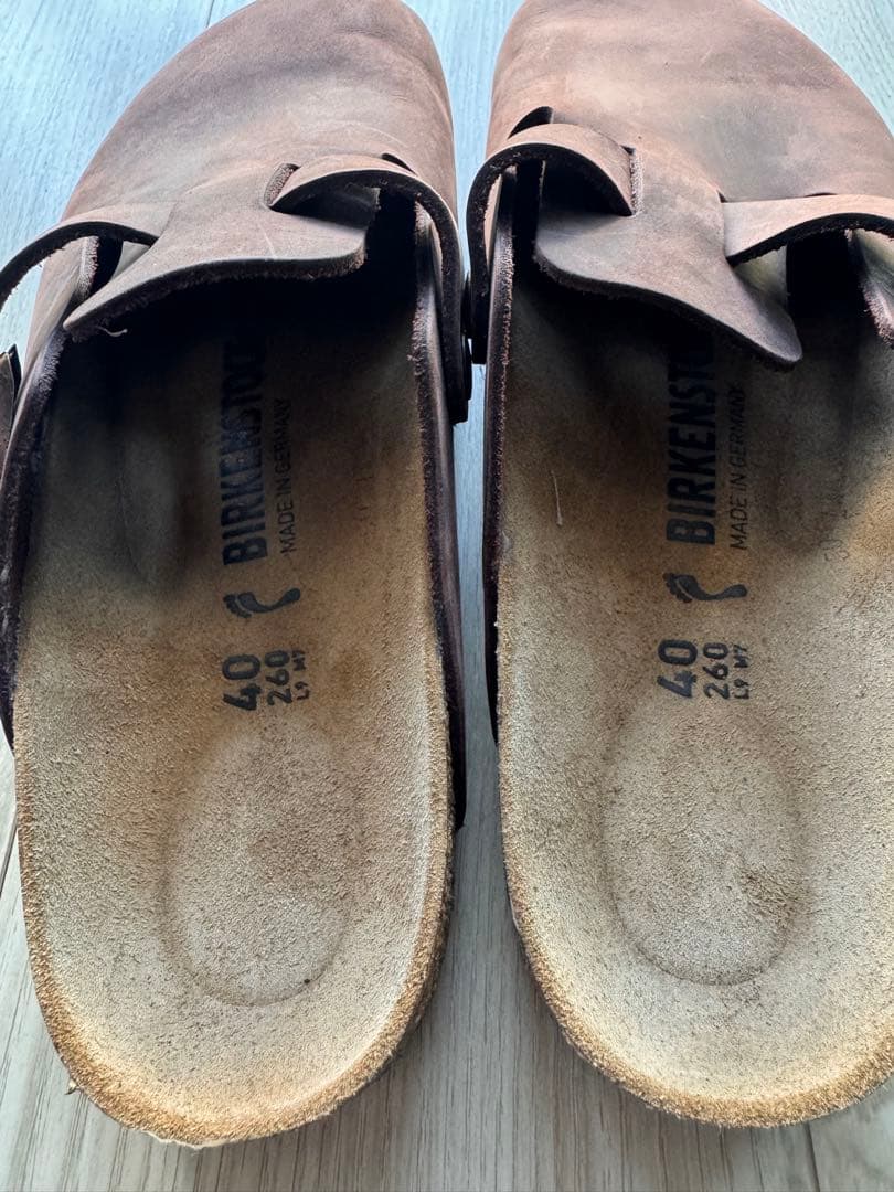BIRKENSTOCK ビルケンシュトック ボストン ハバナ　40N