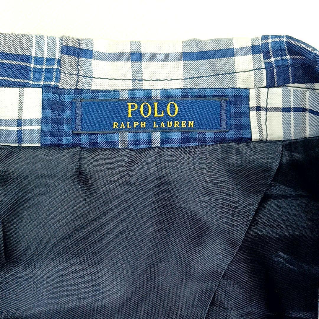 希少★美品　ポロ ラルフローレン　マドラスチェック　パッチワーク　ジャケット