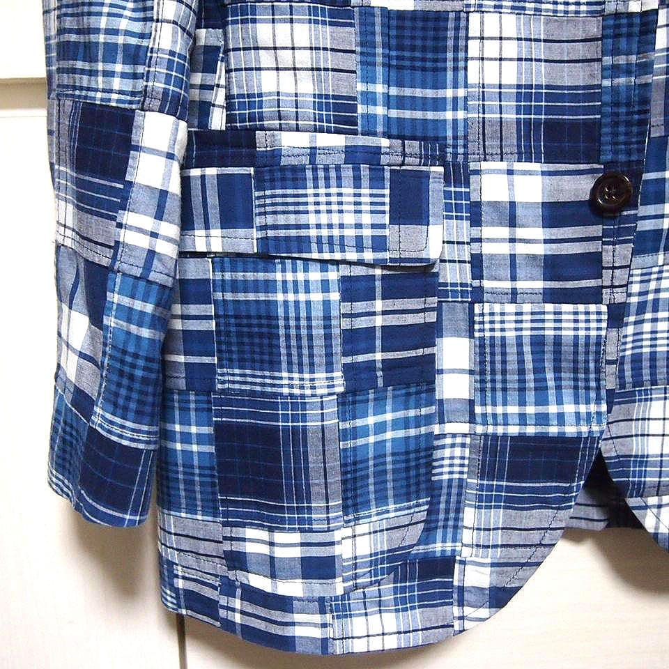 希少★美品　ポロ ラルフローレン　マドラスチェック　パッチワーク　ジャケット