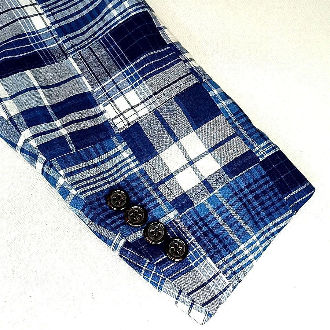 希少★美品　ポロ ラルフローレン　マドラスチェック　パッチワーク　ジャケット