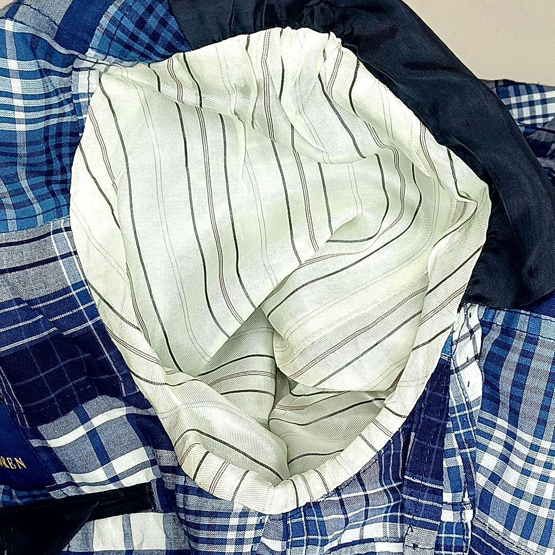 希少★美品　ポロ ラルフローレン　マドラスチェック　パッチワーク　ジャケット