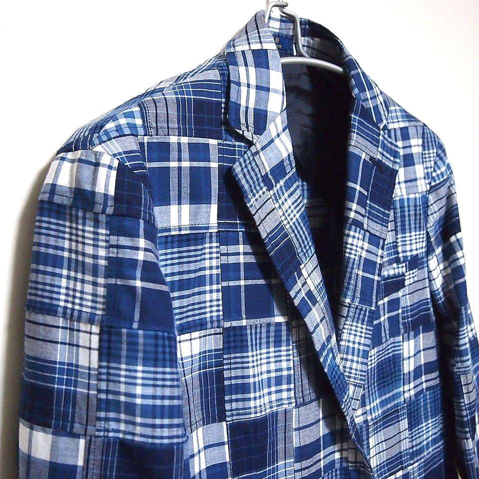 希少★美品　ポロ ラルフローレン　マドラスチェック　パッチワーク　ジャケット