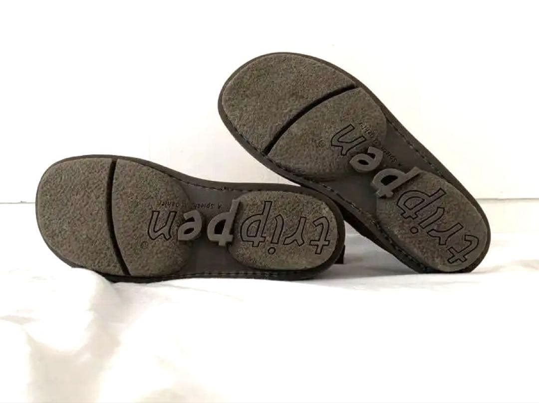 trippen サイドゴア レザー ショートブーツ トリッペン