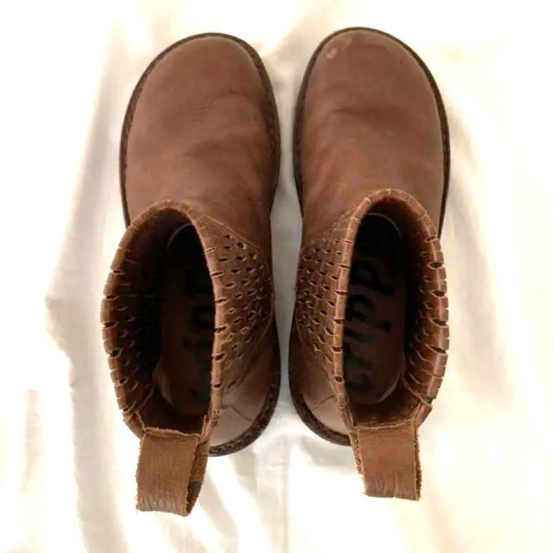 trippen サイドゴア レザー ショートブーツ トリッペン