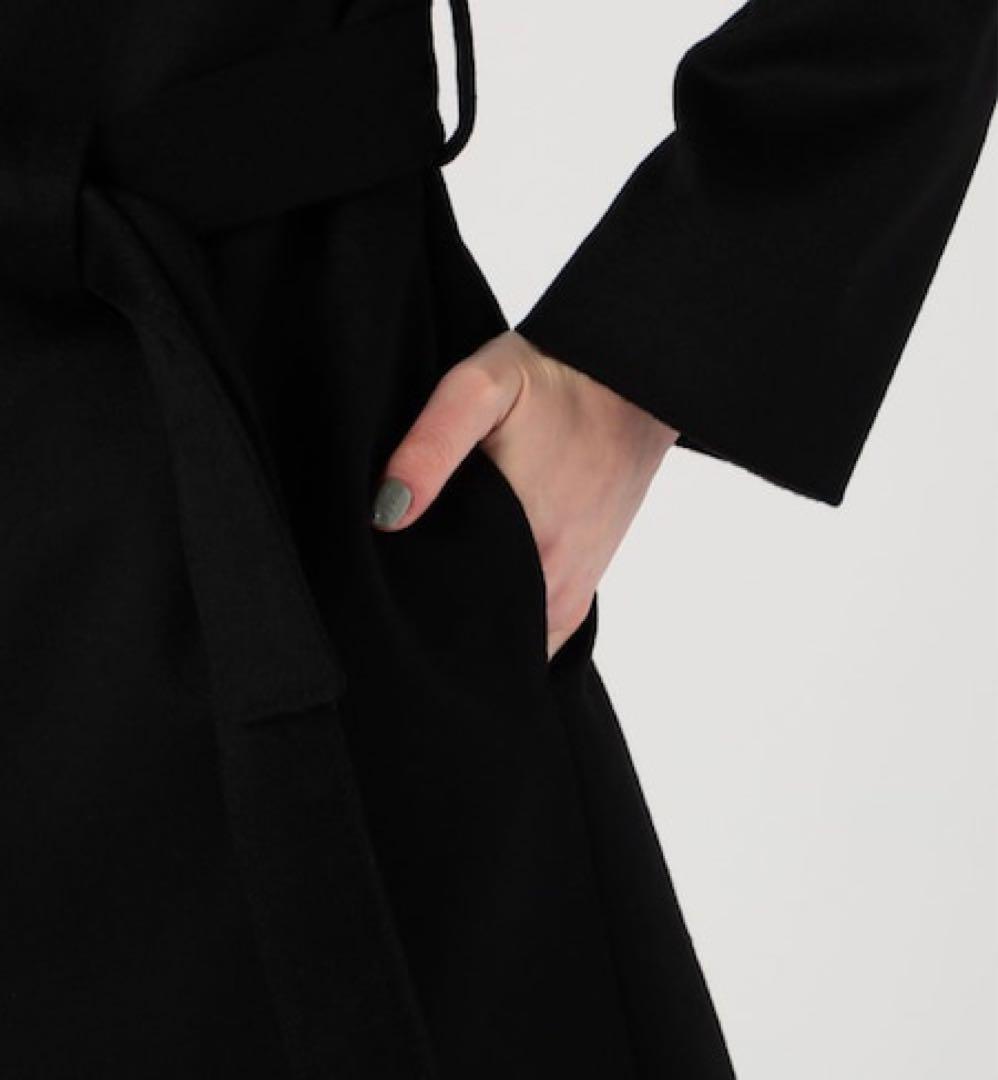 美品 トゥモローランド コレクション カシミヤ100% ノーカラー コート 36