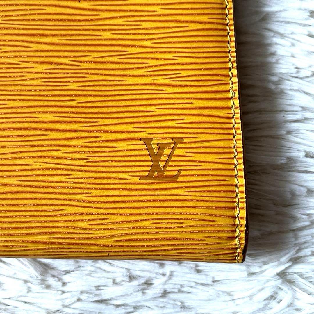 美品　LOUIS VUITTON アクセソワール エピ イエロー バッグ ポーチ
