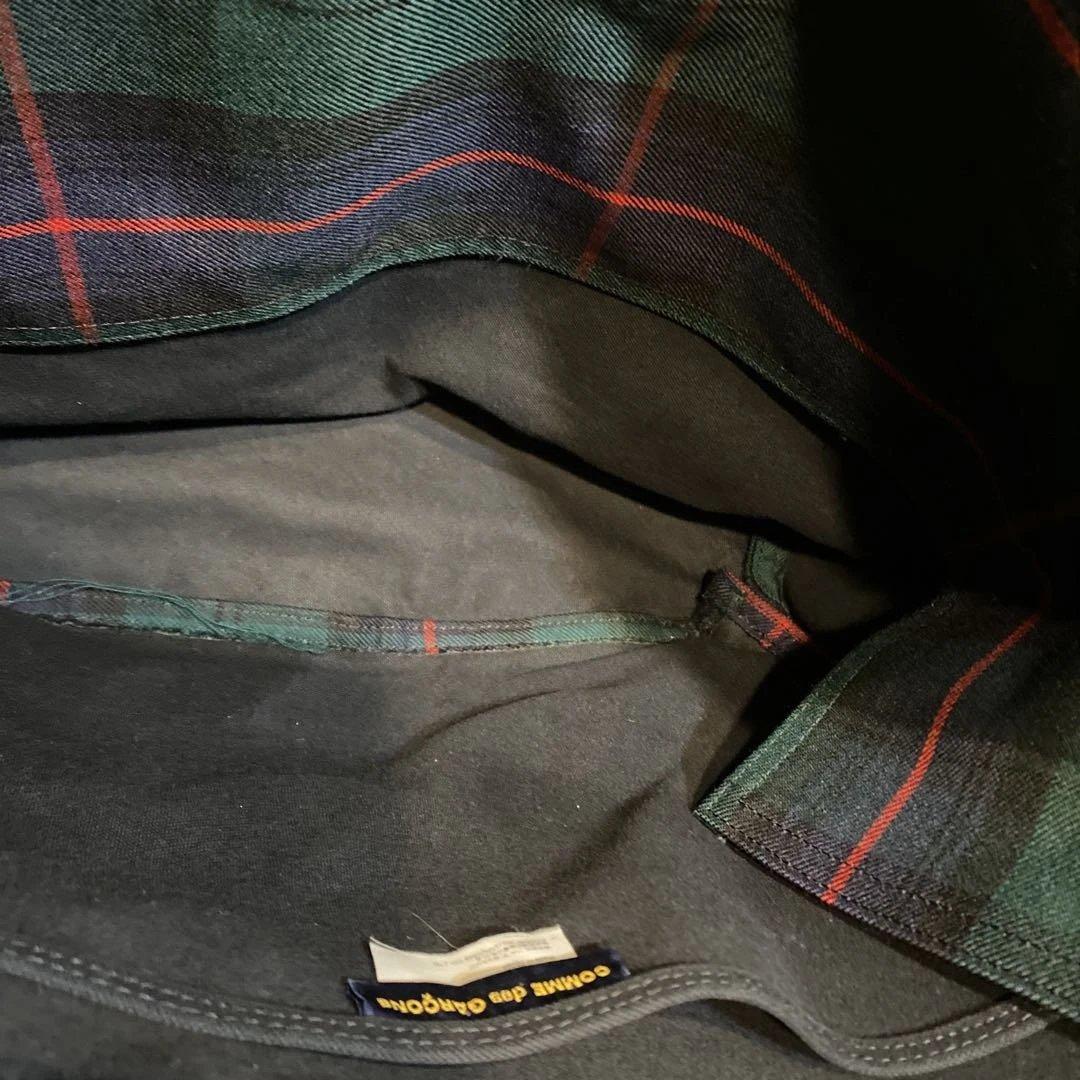 コムデギャルソン タータンチェックショルダーバッグ メッセンジャー