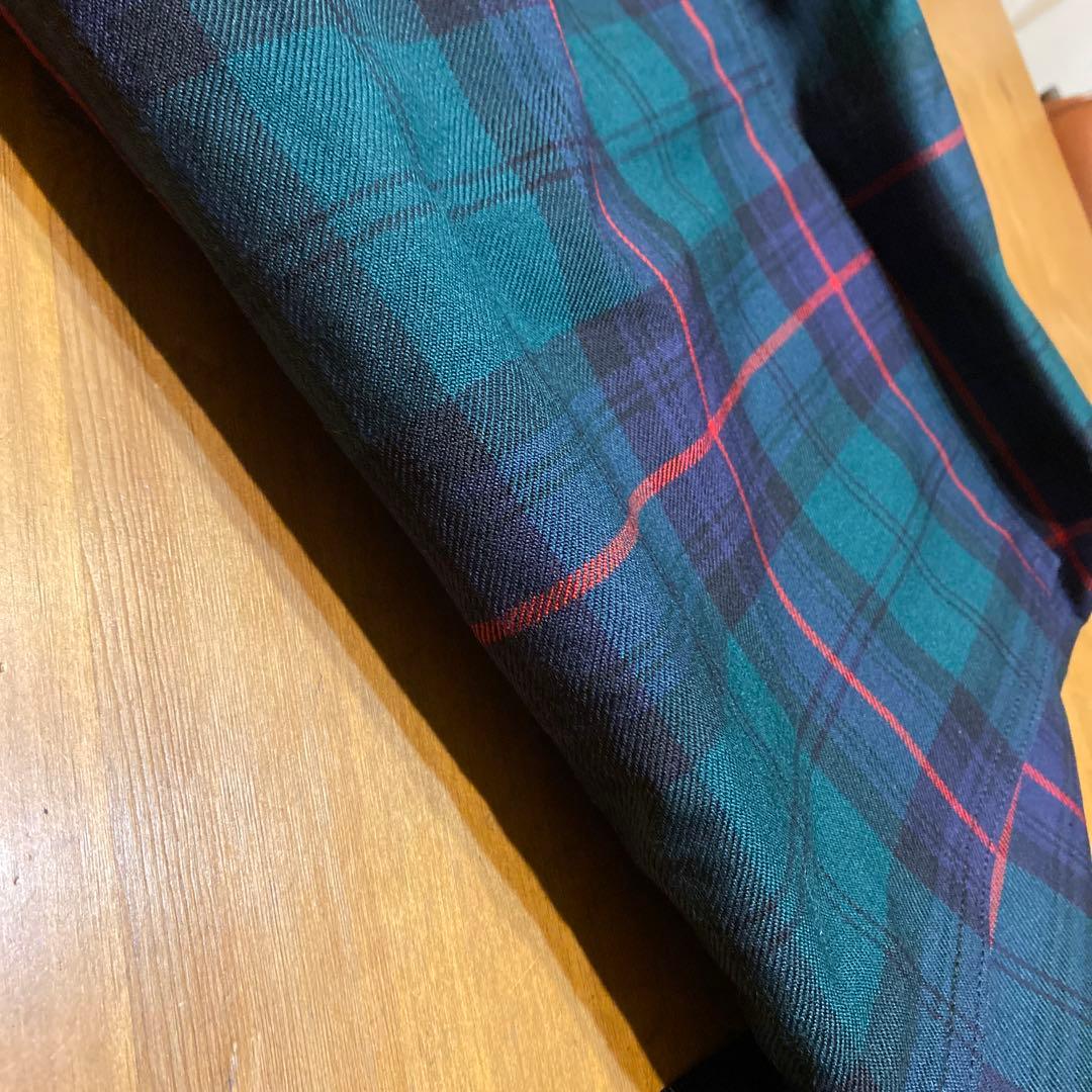 コムデギャルソン タータンチェックショルダーバッグ メッセンジャー