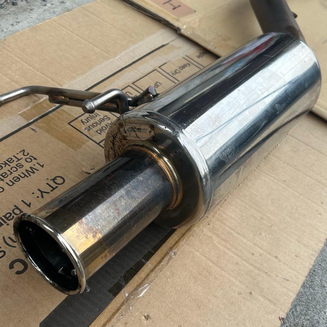 【中古】Spoon N1 テールサイレンサー マフラー フィット GE8