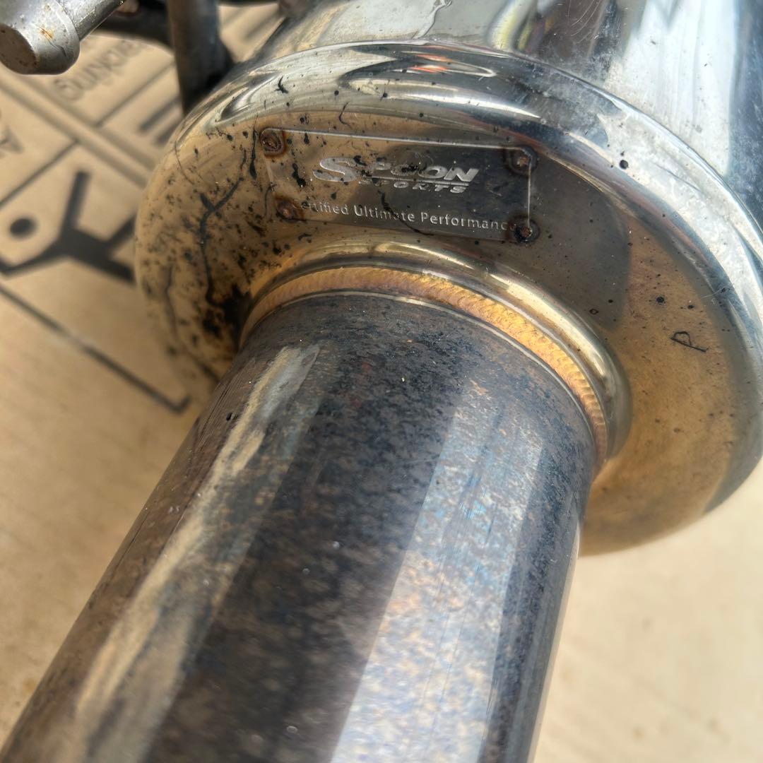 【中古】Spoon N1 テールサイレンサー マフラー フィット GE8