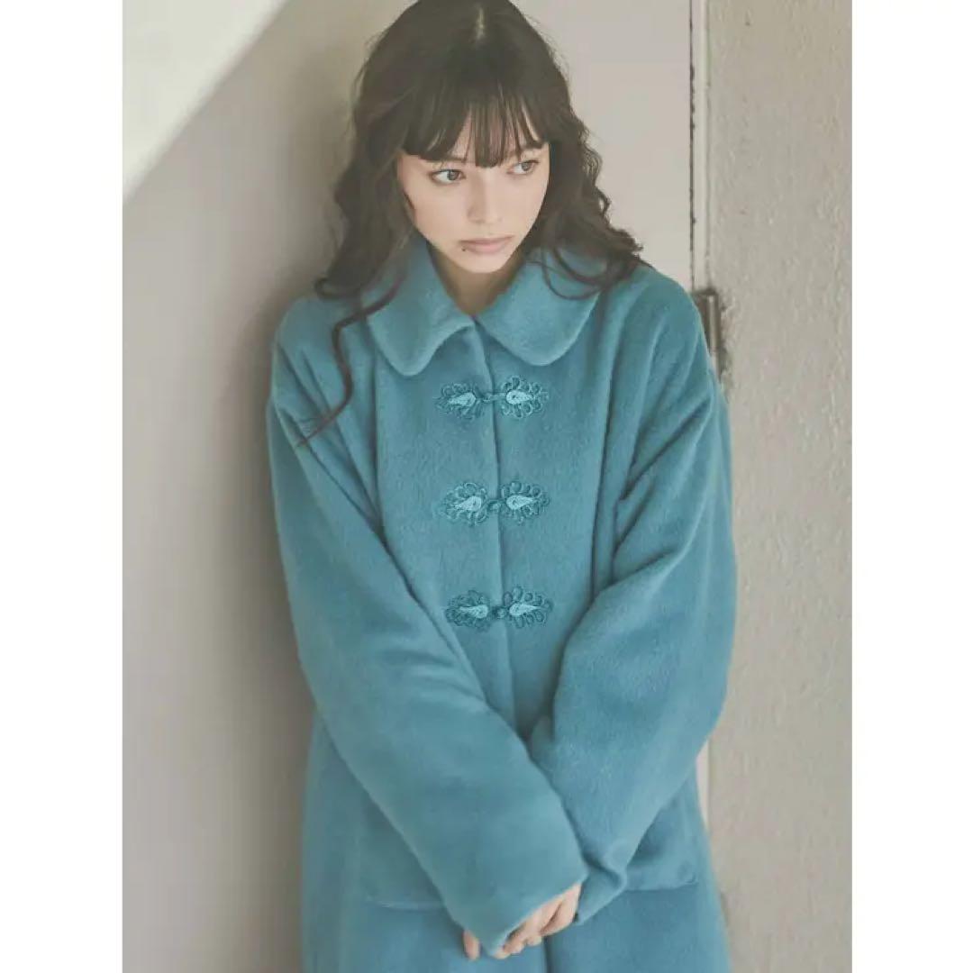 新品 タグ付きmerry jennyメリージェニー チャイナボタンコート