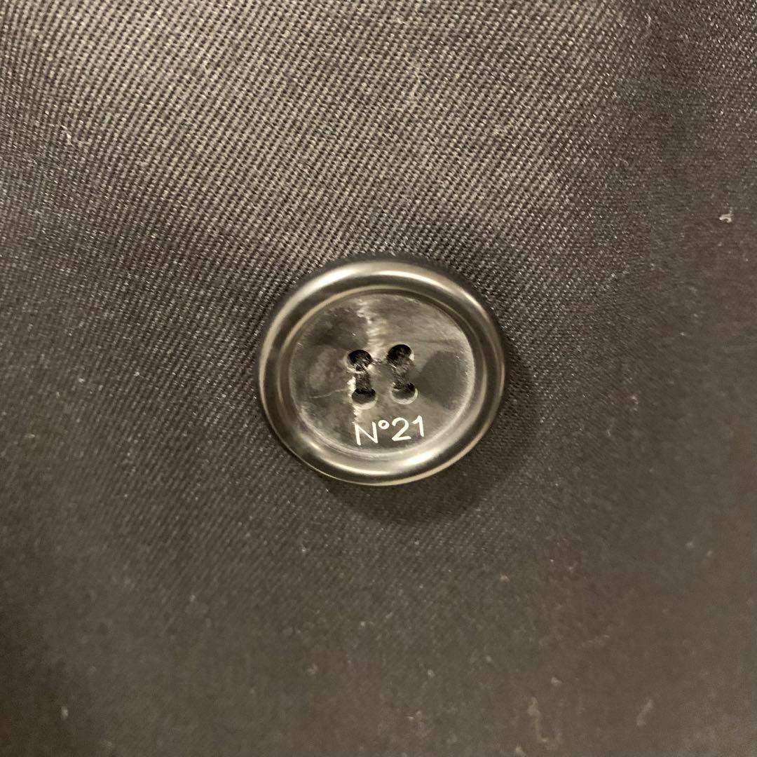 ☆美品☆N°21 ビッグロゴ トレンチコート ウィメンズ 40 BLK