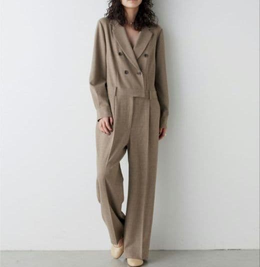 即購入可★タグ付き★Whim Gazetteテーラーカラージャンプスーツ