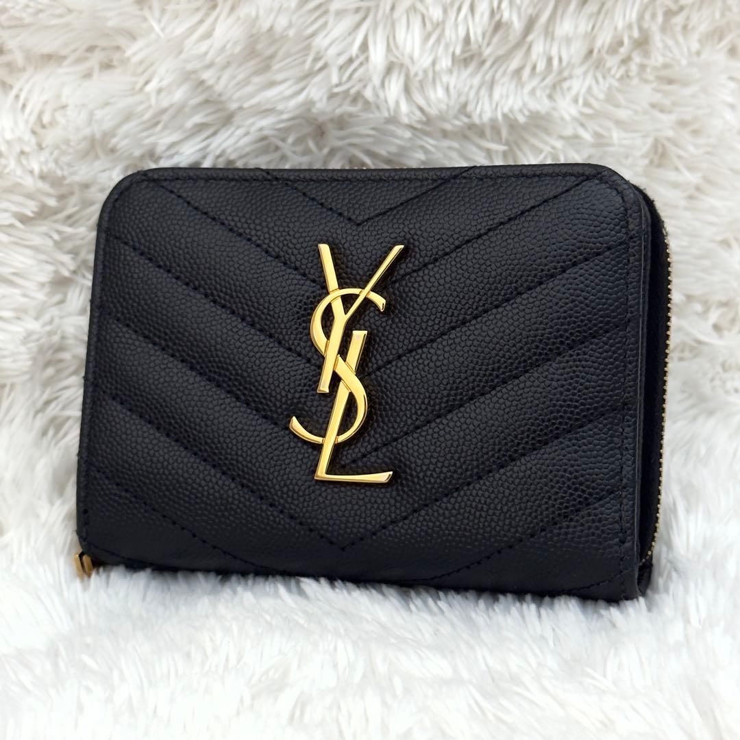 極美品✨サンローランSaint Laurent カランドラ 財布 ブラック 黒