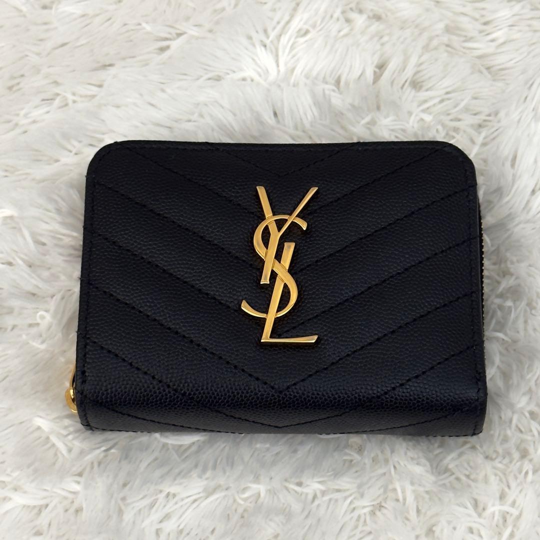 極美品✨サンローランSaint Laurent カランドラ 財布 ブラック 黒