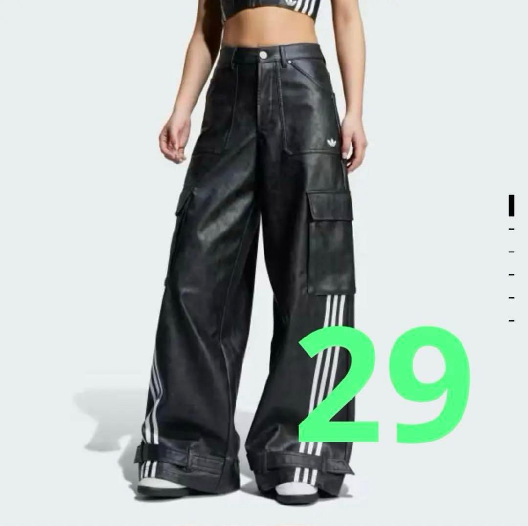 ADILENIUM シーズン 3 ビンテージ フェイクレザーパンツ　29