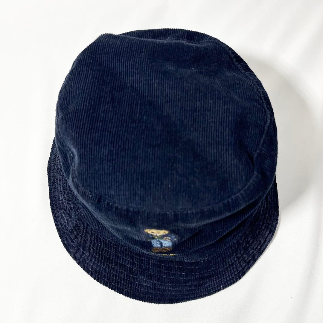 美品 POLO RALPH LAUREN バケットハット ポロベア リバーシブル
