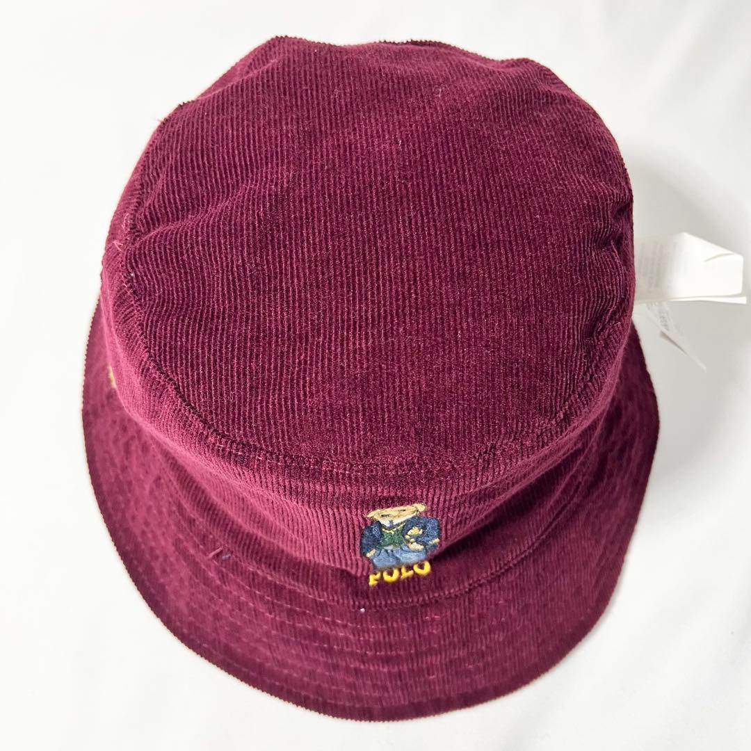美品 POLO RALPH LAUREN バケットハット ポロベア リバーシブル