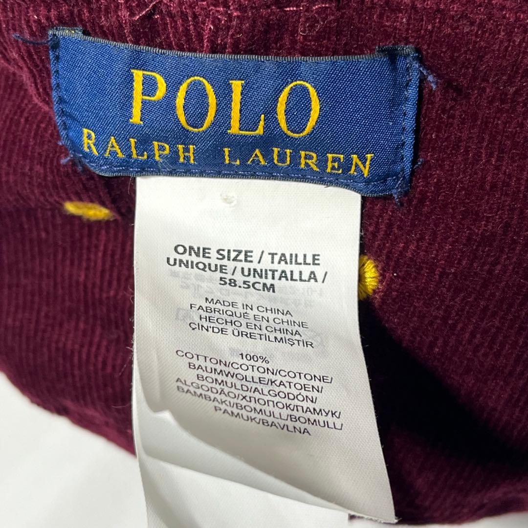 美品 POLO RALPH LAUREN バケットハット ポロベア リバーシブル