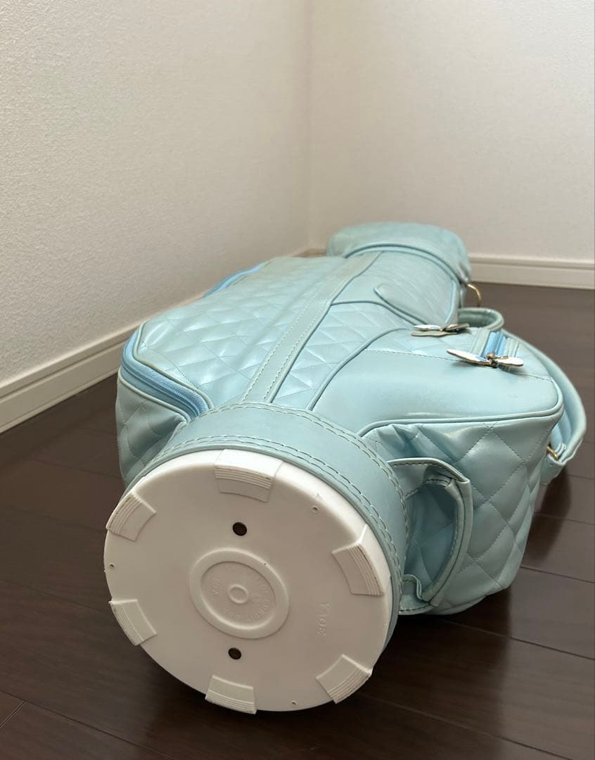 超レア希少 キティちゃん 水色 キルティングキャディバッグ