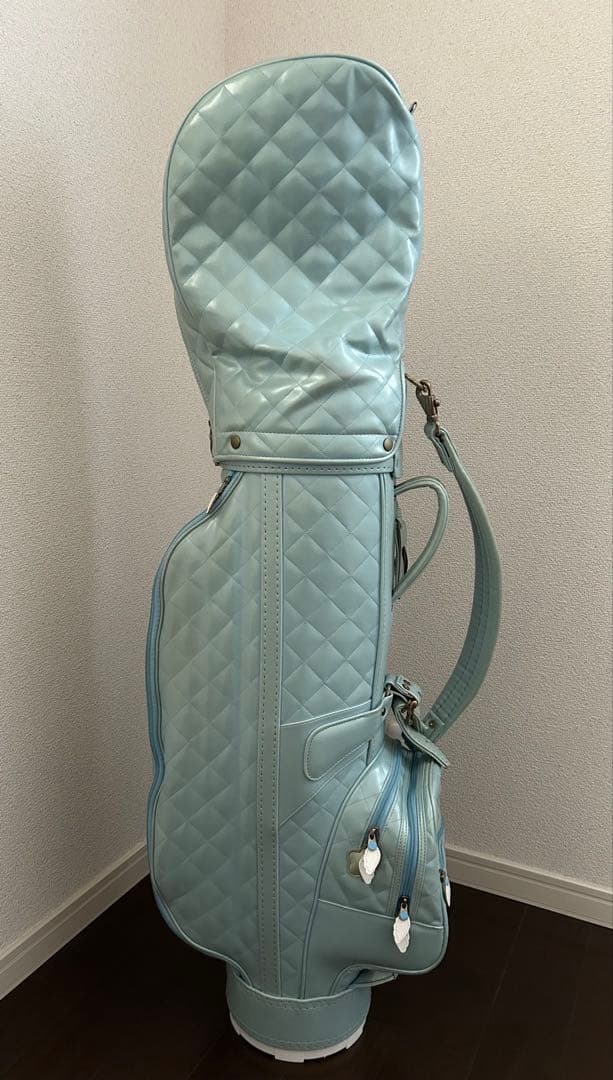 超レア希少 キティちゃん 水色 キルティングキャディバッグ