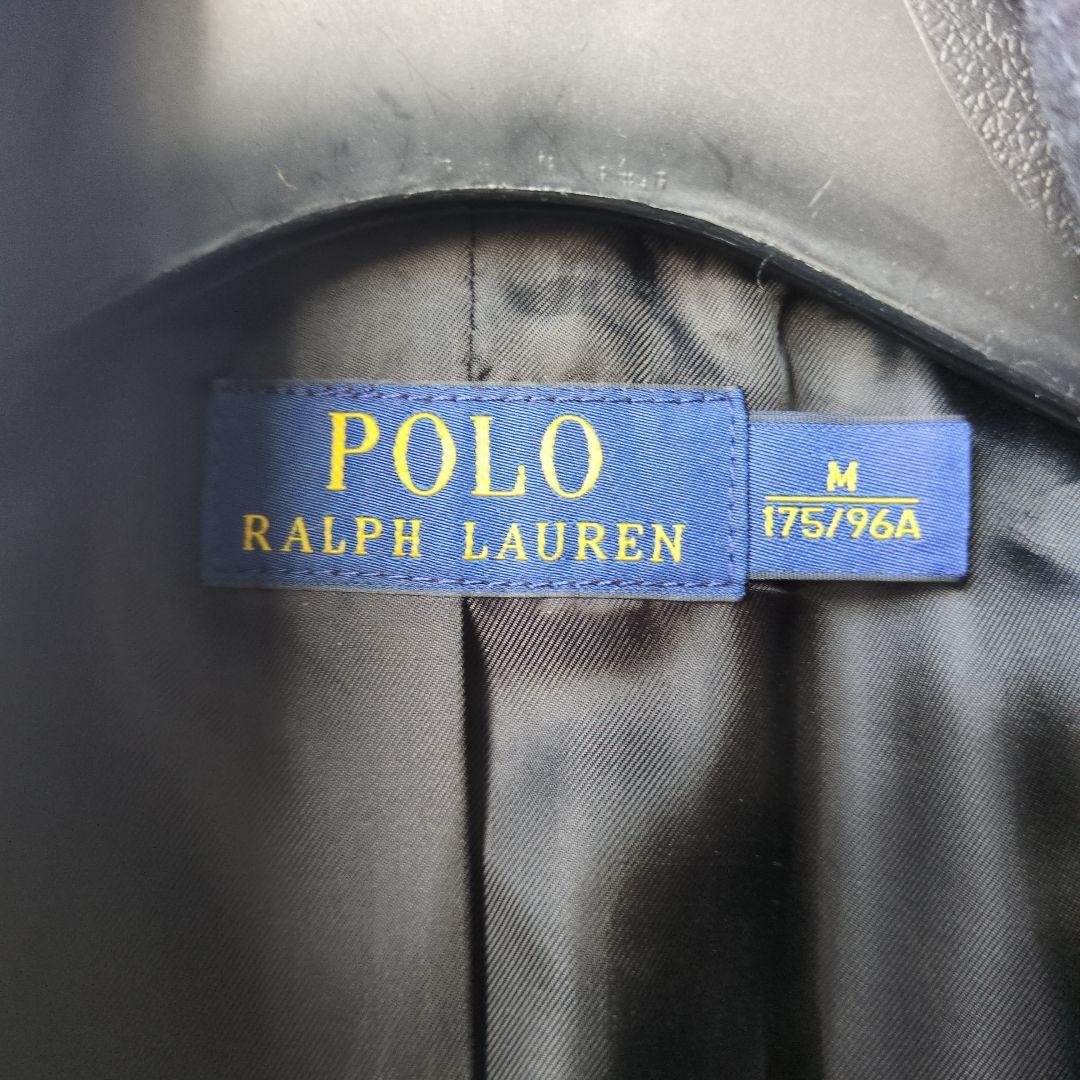 美品★ポロラルフローレン メンズ ピーコート ウール 現行タグ ブラックアウター