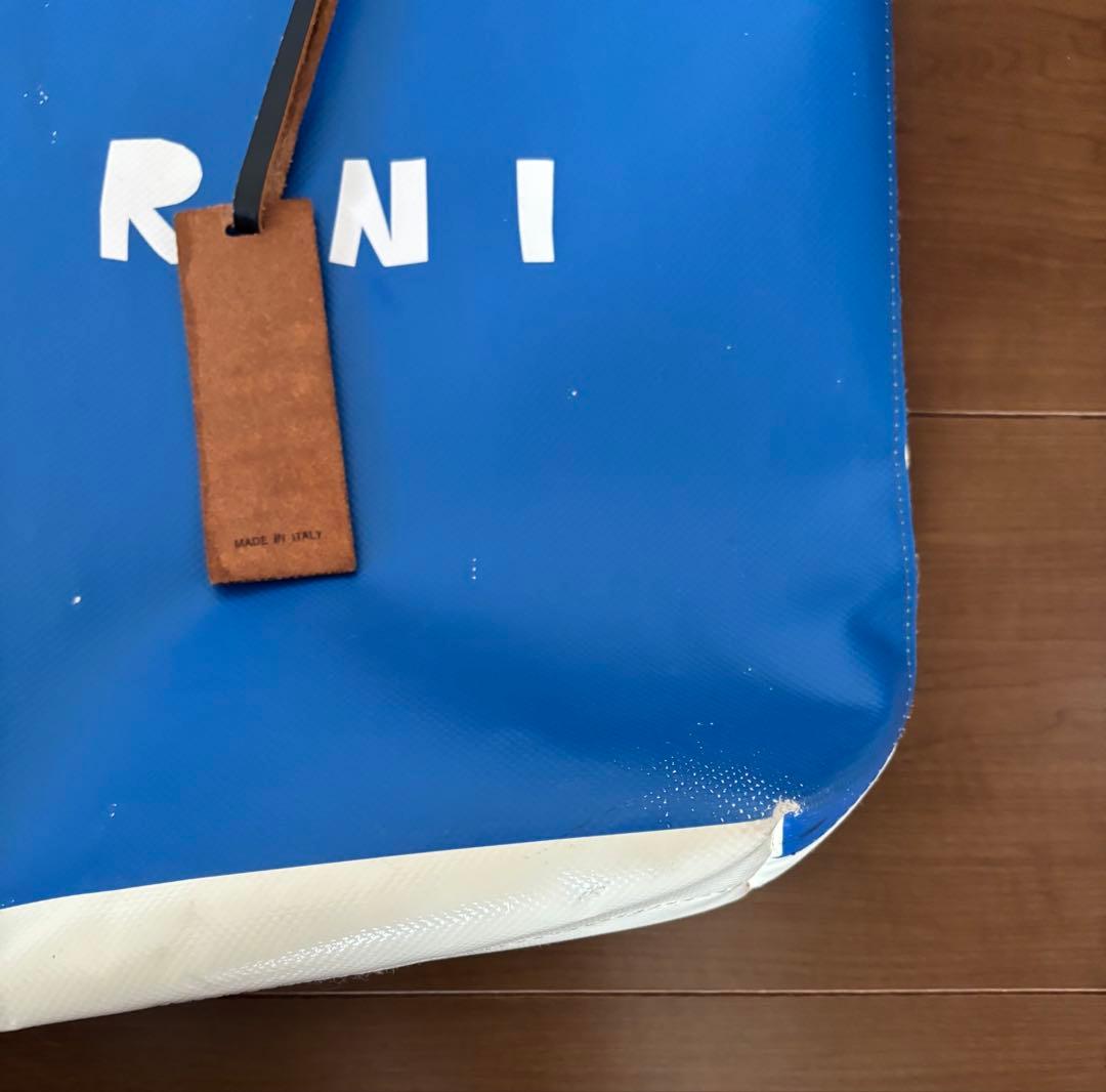 MARNI トートバッグ　青　マルニ