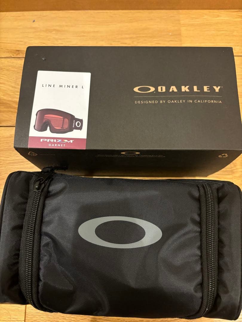 【美品】オークリー ラインマイナー　スノーゴーグル